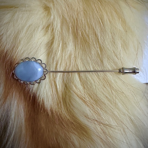 Blue Chalcedony pin/brooch - Picture 1 of 2